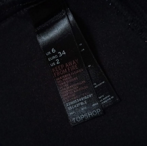 topshop Shimmering bonded metallic blue Purple prom occasion mini skater Dress 2 - Picture 6 of 7